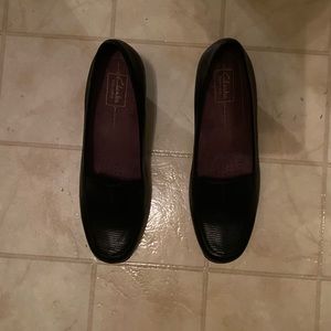 Clarks Everyday Black Wedges